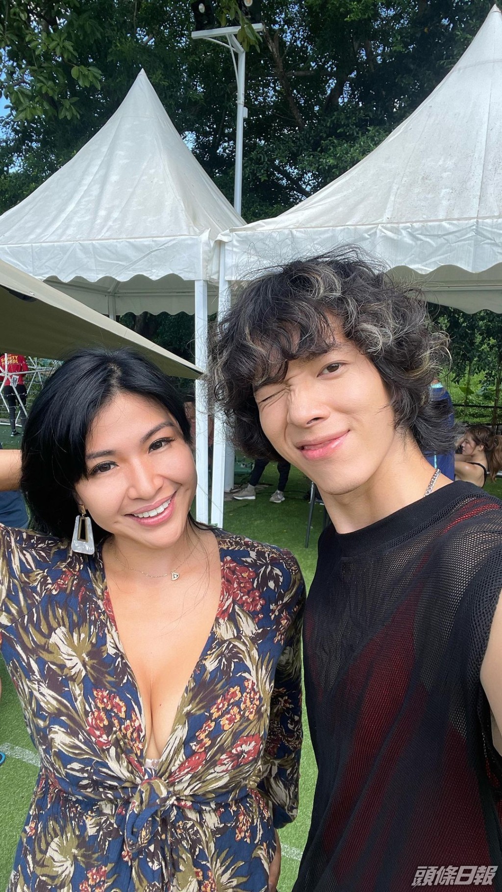 「細龍太」Vicky最近與張明偉主持開電視節目。